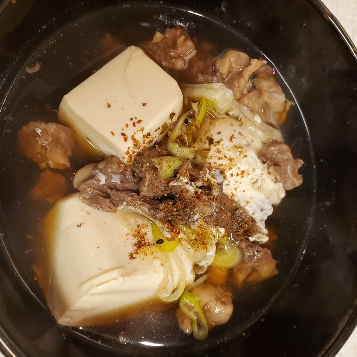 牛すじで作る肉吸い